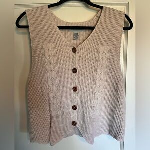 Cabin Creek Women's Textured Cream Tank